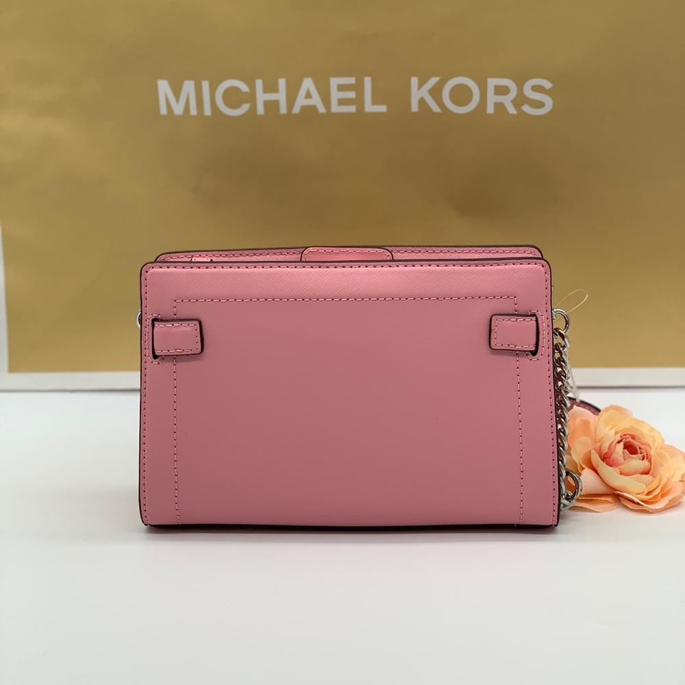 MICHAEL KORS RAYNE SM CROSSBODY CARNATION - Picture 13 of 16